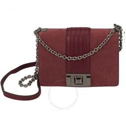 Mimi Mini Suede And Leather Crossbody Bag - Ribes G