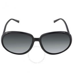 Dark Grey Gradient Round Ladies Sunglasses