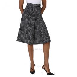 All-over Square G Patterned Midi Skirt, Brand Size 36 (US Size 4)