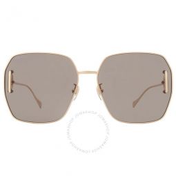 Brown Oversized Ladies Sunglasses