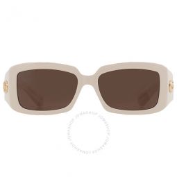 Brown Rectangular Ladies Sunglasses