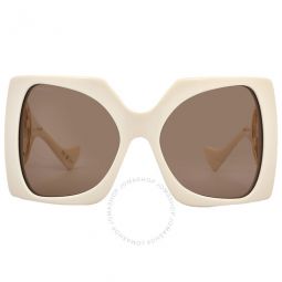 Brown Wrap Ladies Sunglasses