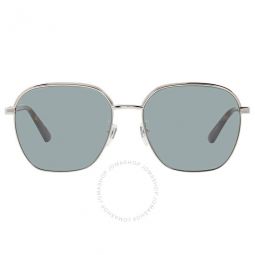Grey Oval Mens Sunglasses