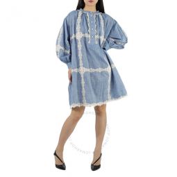 Lace Detail Shift Dress, Brand Size 38 (US Size 4) (US Size 4)