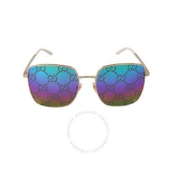 Multicolor Square Ladies Sunglasses
