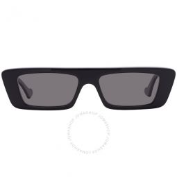 Polarized Brown Rectangular Unisex Sunglasses