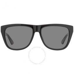 Polarized Grey Browline Mens Sunglasses