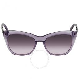 Gradient Or Mirror Violet Cat Eye Ladies Sunglasses