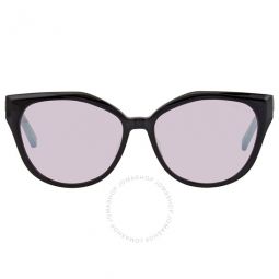 Gradient Smoke Geometric Ladies Sunglasses GM0804 01B 165