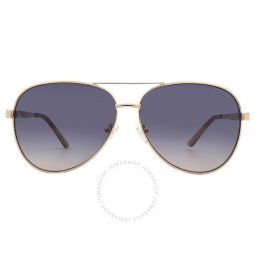 Gradient Blue Pilot Ladies Sunglasses