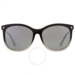 Smoke Mirror Cat Eye Ladies Sunglasses