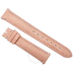 16 MM Shiny Pink Lizard Leather Strap
