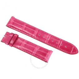 Hot Pink Alligator Leather Strap
