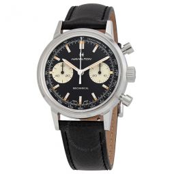 American Classic Intra-Matic Chronograph Mechanical Black Dial Mens Watch