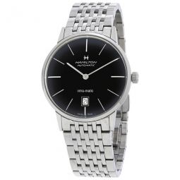 Intra-Matic Automatic Black Dial Mens Watch