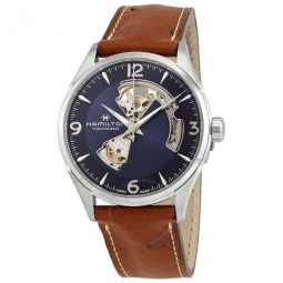 Jazzmaster Open Heart Automatic Blue Dial Mens Watch