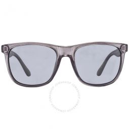 Polarized Smoke Square Mens Sunglasses