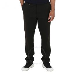 Dark Blue Stretch Twill Slim-Fit Regular-Rise Chinos, Brand Size 46 (Waist Size 30)