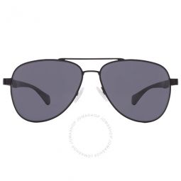 Grey Blue Pilot Mens Sunglasses