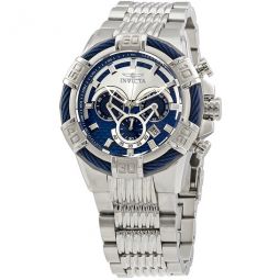 Bolt Chronograph Blue Dial Stainless Steel Mens Watch