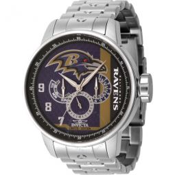 NFL Baltimore Ravens GMT Quartz Mens Watch