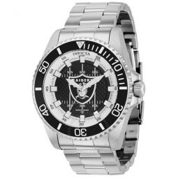 NFL Black and Grey and White Dial Mens Watch