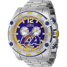 NFL Los Angeles Rams Chronograph GMT Quartz Mens Watch