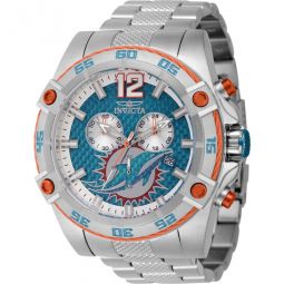 NFL Miami Dolphins Chronograph GMT Quartz Mens Watch