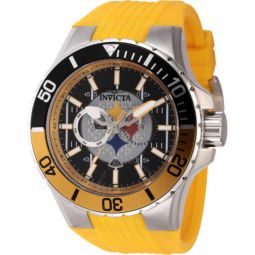 NFL Pittsburgh Steelers GMT Quartz Black Dial Mens Watch