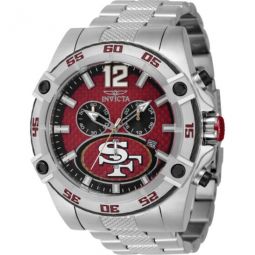 NFL San Francisco 49ers Chronograph GMT Quartz Mens Watch