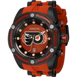 NHL Philadelphia Flyers Quartz Orange Dial Mens Watch