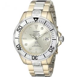 Pro Diver Automatic Gold Dial Grand Diver Mens Watch