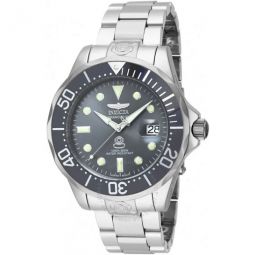 Pro Diver Date Automatic Charcoal Dial Mens Watch