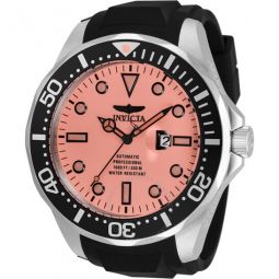 Pro Diver Date Automatic Red Dial Mens Watch