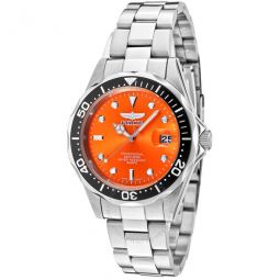 Pro Diver Orange Dial Mens Watch