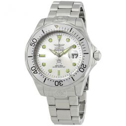 Pro Diver Silver Dial Stainless Steel Mens Watch