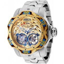 Reserve Venom Automatic Gold-toned Skeleton Dial Mens Watch