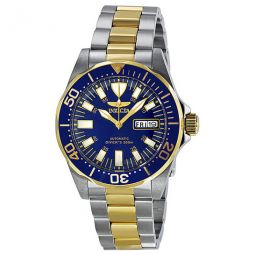 Sapphire Diver Blue Dial Two-tone Mens Watch