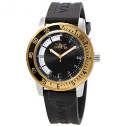 Specialty Quartz Black and White Dial Mens Watch