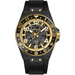 Speedway Automatic Skeleton Black Dial Mens Watch