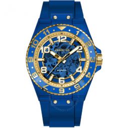 Speedway Automatic Skeleton Blue Dial Mens Watch