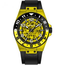 Speedway Automatic Skeleton Yellow Dial Mens Watch
