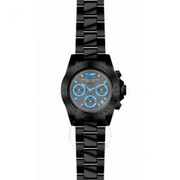 Speedway Chronograph Grey Dial Black Ion-plated Mens Watch