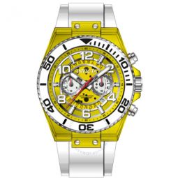 Speedway GMT Date Quartz Yellow Dial Mens Watch