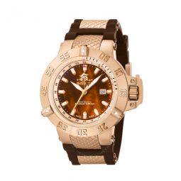 Subaqua Noma Mother of Pearl Dial Brown Polyurethane Mens Watch