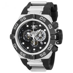 Subaqua Noma IV Black Dial Chronograph Stainless Steel Mens Watch
