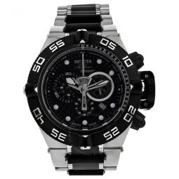 Subaqua Noma IV Chronograph Black Dial Two-Toned Stainless Steel Mens Watch