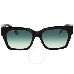 Blue Gradient Rectangular Ladies Sunglasses JO/S 0807 52/18