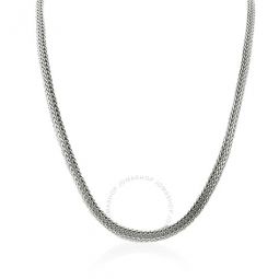 Silver 6.5mm Necklace, 24 inch -