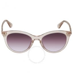 Brown Violet Gradient Cat Eye Ladies Sunglasses